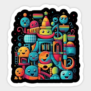 Playground Smiling Sticker